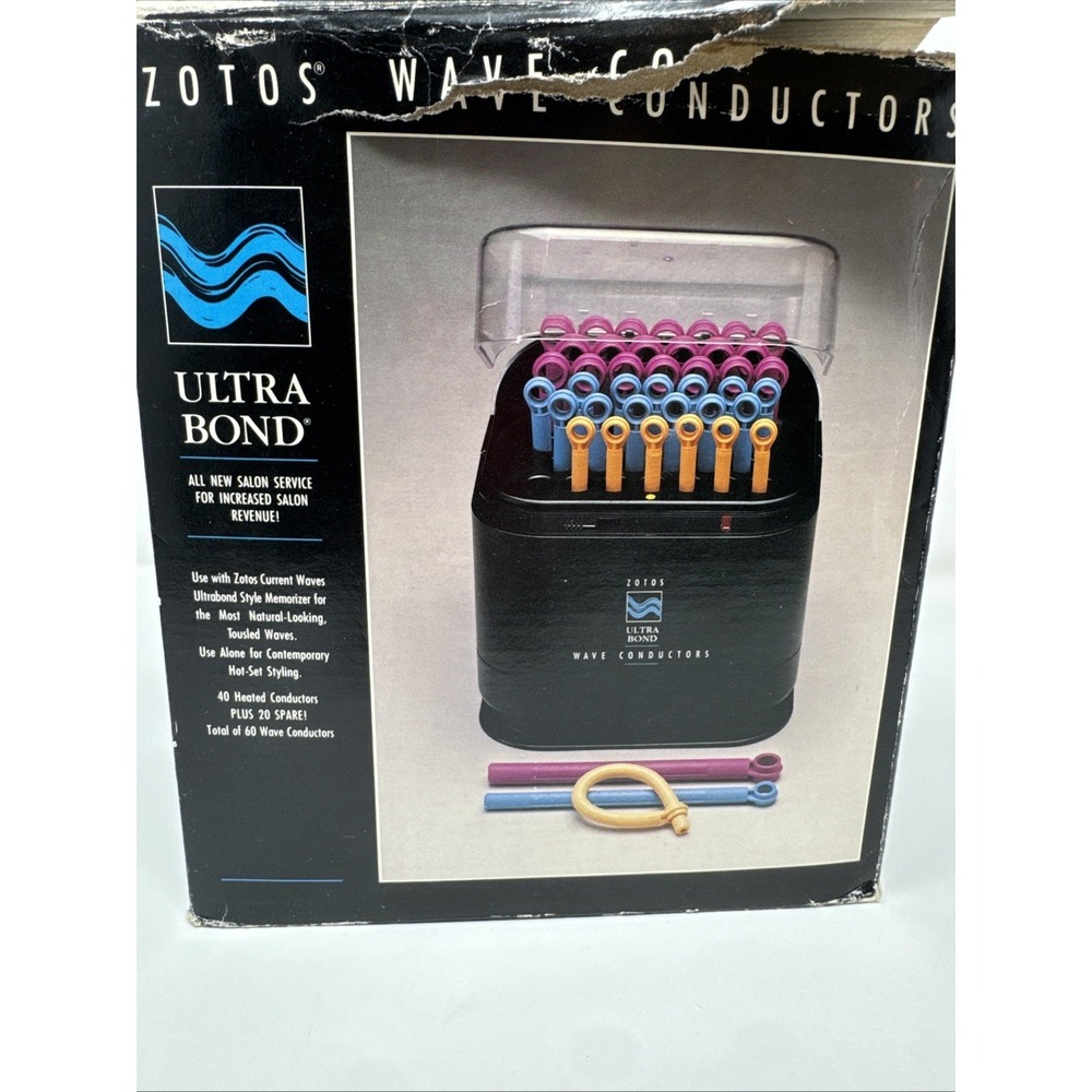 Zotos Ultra Bend Wave Conductors  Electric Bendy Curlers 40 Pc Set + 20 Tested